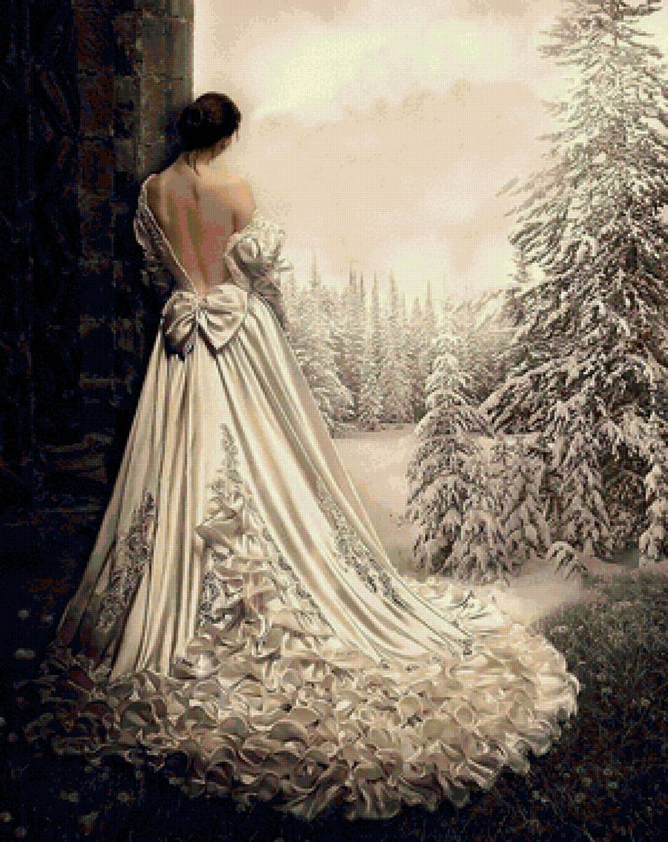 зима - картина - предпросмотр