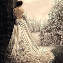 Схема вышивки «зима»