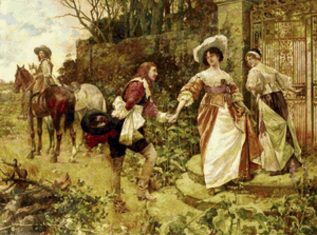 прогулка - картина - предпросмотр