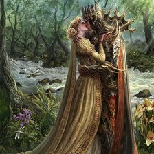 Схема вышивки «поцелуй»