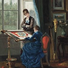 вышивальщица