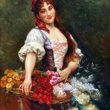 Схема вышивки «dame»