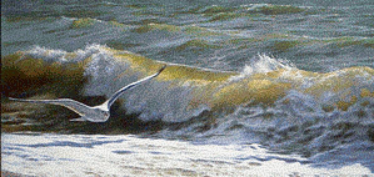 Стихия - птица, море - предпросмотр