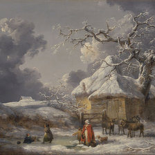 зимний день