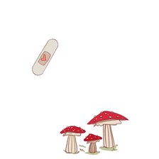 Схема вышивки «Гриб»