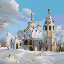 Схема вышивки «храм»