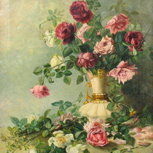 Оригинал схемы вышивки «Букет роз» (№2284858)