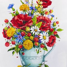 Схема вышивки «letni bukiet»