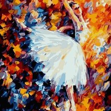 Схема вышивки «tańcząca balerina»