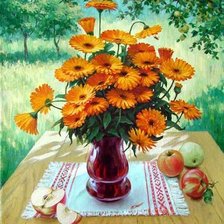 Схема вышивки «натюрморт»