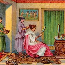 Схема вышивки «Morgentoilette»