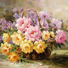 Схема вышивки «букет»