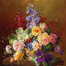 Схема вышивки «букет»