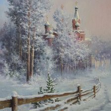 Схема вышивки «Winterabend»