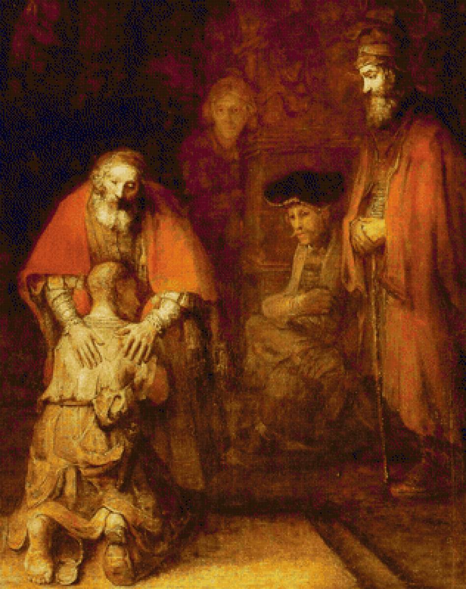 regreso del hijo prodigo rembrandt - regreso del hijo prodigo de rembrandt - предпросмотр