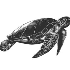 Схема вышивки «Черепаха»