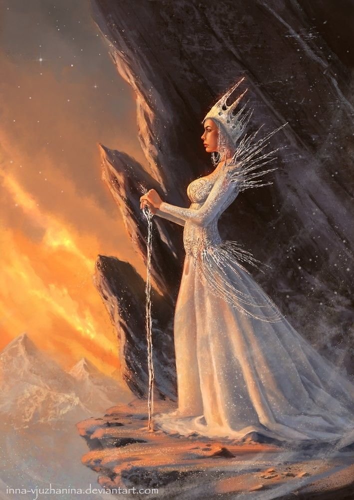 Снежная королева - зима - оригинал