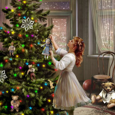 Схема вышивки «Рождество»