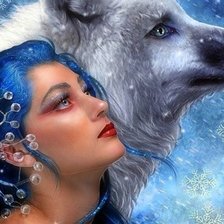 Схема вышивки «зима»