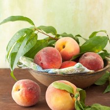 Схема вышивки «Персики»