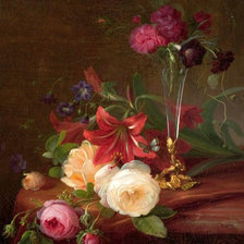 Схема вышивки «Цветы»