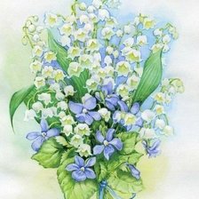 Схема вышивки «Цветы»