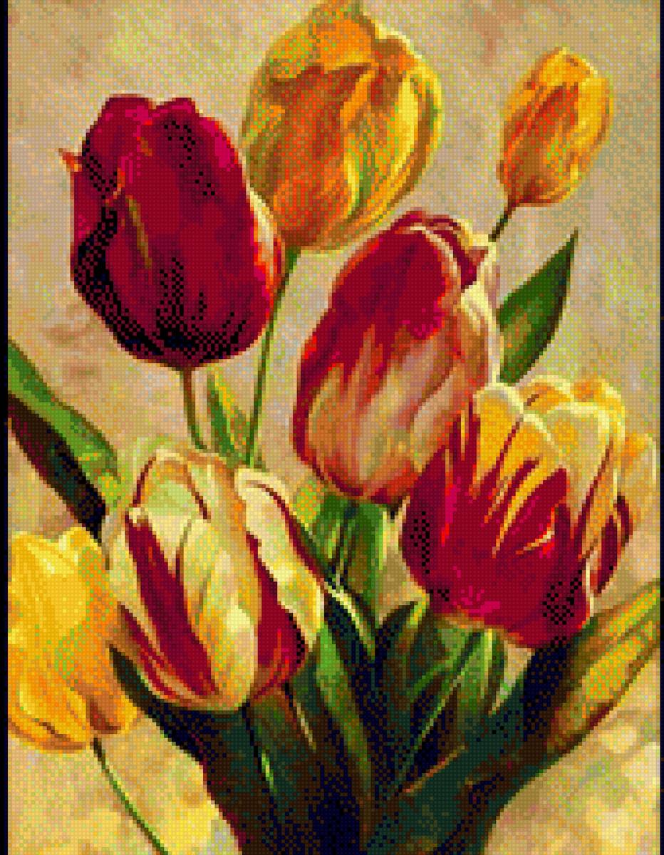 Тюльпаны - цветы - предпросмотр