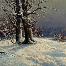 Схема вышивки «закат»