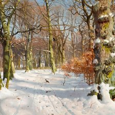 Схема вышивки «вечер»