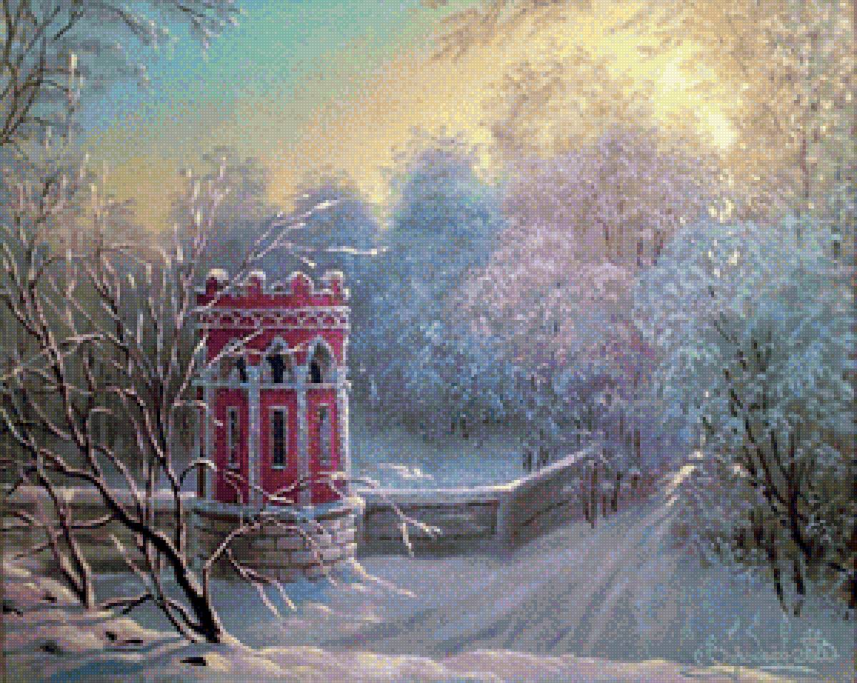 вечер - зима - предпросмотр