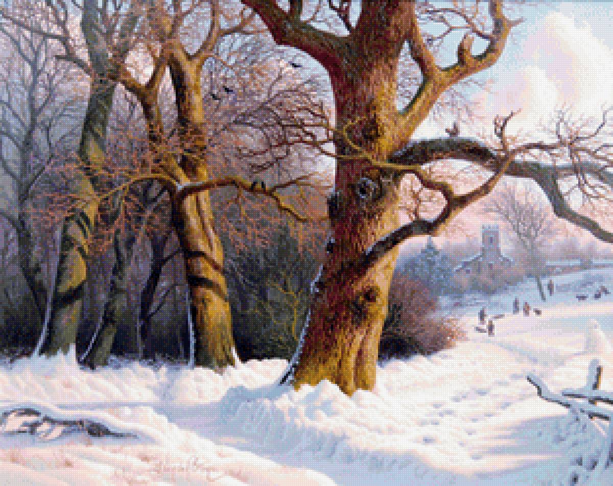 вечер - зима - предпросмотр