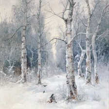 Схема вышивки «вечер»