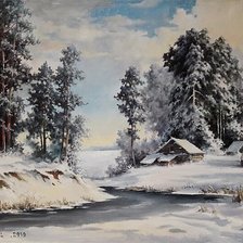 Схема вышивки «вечер»