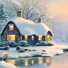 Схема вышивки «вечер»