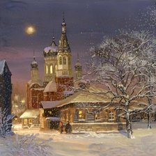 Схема вышивки «вечер»