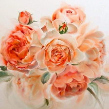 Схема вышивки «Нежность розы»