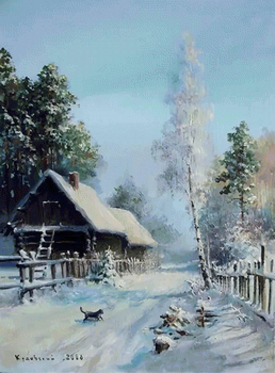 вечер - зима - предпросмотр