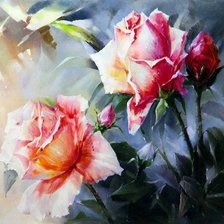 Схема вышивки «Розы»