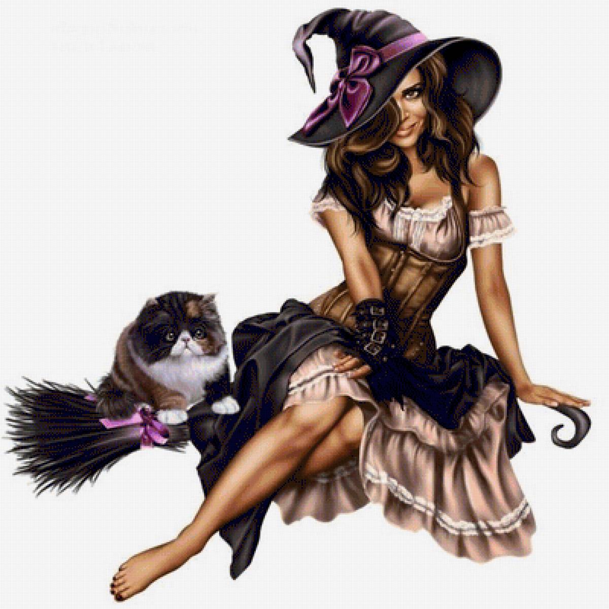 BRUJA EN ESCOBA - предпросмотр