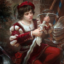 Схема вышивки «Оруженосец»