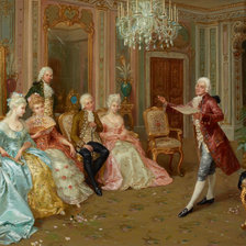 Схема вышивки «визит»