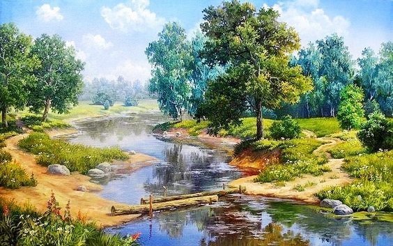 полдень - картина - оригинал