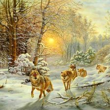 Оригинал схемы вышивки «закат» (№2288263)