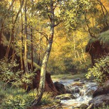 Схема вышивки «вечер»