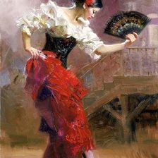 Схема вышивки «танец»