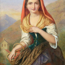 Схема вышивки «dame»