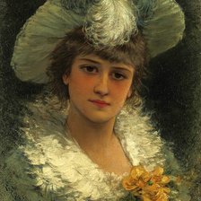 дама в шляпе