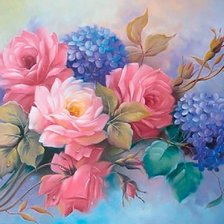 Схема вышивки «букет»