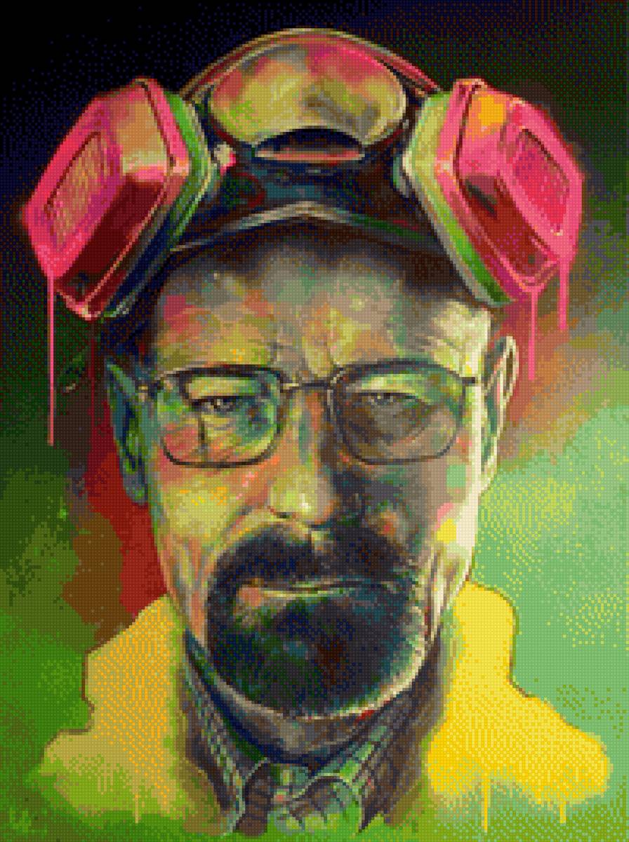 Во все тяжкие. Арт - схема вышивки во все тяжкие, хайзенберг, во все тяжкие - предпросмотр