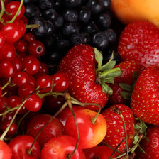 Схема вышивки «Ягодное ассорти»